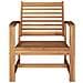 Sedie da giardino 2 pcs Naturale 60 x 65 x 76.5 cm - Foto miniatura 5