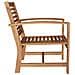 Sedie da giardino 2 pcs Naturale 60 x 65 x 76.5 cm - Foto miniatura 6