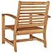 Sedie da giardino 2 pcs Naturale 60 x 65 x 76.5 cm - Foto miniatura 7