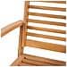 Sedie da giardino 2 pcs Naturale 60 x 65 x 76.5 cm - Foto miniatura 8