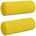Cuscini a rullo 2 pcs Giallo Chiaro Ø 25 x 70 cm Tessuto - Foto miniatura 1