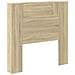 Testiera Rovere Sonoma 100 x 16,5 x 103,5 cm Legno multistrato - Foto miniatura 1
