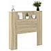Testiera Rovere Sonoma 100 x 16,5 x 103,5 cm Legno multistrato - Foto miniatura 3