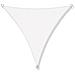 Vela Ombreggiante 3x3x3m Impermeabile Vela Ombreggiante da Giardino Bianca - Foto miniatura 1