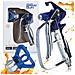 Pistola A Spruzzo Blue Monster Con Protezione - Alta Pressione 500 Bar | Compatibile Con Graco, Wagner, Titan | Vernici E Stucchi - Foto miniatura 1