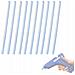 Colla A Caldo Per Pistola 11x300mm - Trasparente, Flessibile, 10 Pezzi | Resistenza Termica -5°c | Per Carta, Plastica, Legno, Metallo - Foto miniatura 1