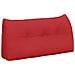 Cuscino per Schiena Rosso 100 x 24 x 50 cm Tessuto - Foto miniatura 1