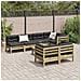 Set Divani da Giardino 8pz con Cuscini Legno Impregnato di Pino - Foto miniatura 3