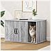 Casa per Gatti Grigio Sonoma 85 x 55 x 50 cm Legno multistrato - Foto miniatura 2