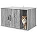 Casa per Gatti Grigio Sonoma 85 x 55 x 50 cm Legno multistrato - Foto miniatura 3