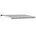 Cornice per Tenda Manuale con LED Antracite e Bianco 4 × 3,5 m - Foto miniatura 1