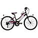 Bici Da Ragazza Mountain Bike 24 Mtb Lincy Bicicletta Ly24c6v Con Cambio 6v Completa Di Accessori Con Luci A Led - 35 Azzurro Verde - Foto miniatura 3