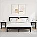 Comodino 2 pcs Rovere Nero 41 x 40 x 45 cm Legno multistrato - Foto miniatura 2
