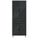 Set di armadi 2 pcs Nero 66 x 34,5 x 89,5 cm - Foto miniatura 4