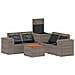 Set di divani 6 pz Grigio e Grigio Scuro - Foto miniatura 2