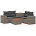 Set di divani 6 pz Grigio e Grigio Scuro - Foto miniatura 1