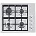 Piano Cottura 7256 032 a Gas 4 Fuochi Gas Colore Inox - Foto miniatura 4