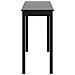 Tavolino Bar Tavolo Da Pranzo Nero 115 X 55 107 Cm - Foto miniatura 4