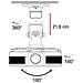 ICA-PM 100WH - Staffa Universale a Soffitto per Proiettore, Bianco - Foto miniatura 2