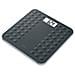Bilancia in Vetro con Superficie Antiscivolo in Silicone Colore Nero Portata 180 Kg - Foto miniatura 1