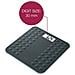 Bilancia in Vetro con Superficie Antiscivolo in Silicone Colore Nero Portata 180 Kg - Foto miniatura 3