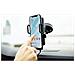 Car Holder Wireless, Supporto di ricarica wireless da auto, Pensato ad iPhone 8 / iPhone 8 Plus / iPhone X ma adatto a tutti gli smartphone abilitati per la ricarica wireless, Black - Foto miniatura 3
