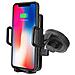 Car Holder Wireless, Supporto di ricarica wireless da auto, Pensato ad iPhone 8 / iPhone 8 Plus / iPhone X ma adatto a tutti gli smartphone abilitati per la ricarica wireless, Black - Foto miniatura 5
