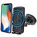 Car Holder Wireless, Supporto di ricarica wireless da auto, Pensato ad iPhone 8 / iPhone 8 Plus / iPhone X ma adatto a tutti gli smartphone abilitati per la ricarica wireless, Black - Foto miniatura 1