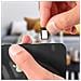 Alloggio Sim Iphone 12 / 12 Pro Supporto Scheda Nano Sim Di Ricambio - Nero - Foto miniatura 6