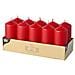 Candele Pilastro Rosse Ø 40 mm 90 mm - Foto miniatura 1
