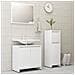 Set Mobili da Bagno 3 pz Bianco in Truciolato - Foto miniatura 1
