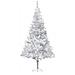 Albero di Natale Artificiale con Supporto Argento 240 cm PET - Foto miniatura 1