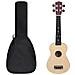 Set Ukulele Soprano con Borsa per Bambini Legno Naturale 23"" - Foto miniatura 1