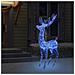 Renna di Natale XXL in Acrilico 250 LED 2 pz 180 cm Blu - Foto miniatura 3