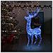 Renna di Natale XXL in Acrilico 250 LED 2 pz 180 cm Blu - Foto miniatura 1