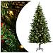 Albero di Natale con LED e Pigne Verde 225 cm in PVC e PE - Foto miniatura 1