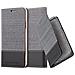 Custodia Compatibile Con Apple Iphone 13 Pro Max In Grigio Nero - Coperchio Protettiva Con Chiusura Magnetica, Funzione Stand E Tasca Per Le Carte - Foto miniatura 1