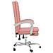 Poltrona Da Ufficio Reclinabile Rosa In Similpelle - Foto miniatura 4
