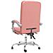 Poltrona Da Ufficio Reclinabile Rosa In Similpelle - Foto miniatura 5