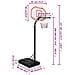 Supporto Per Pallacanestro Bianco 237-307 Cm Polietilene - Foto miniatura 2