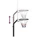 Supporto Per Pallacanestro Bianco 237-307 Cm Polietilene - Foto miniatura 3