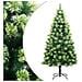 Albero Di Natale Artificiale Incernierato Con Base 150 Cm - Foto miniatura 1