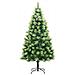 Albero Di Natale Artificiale Incernierato Con Base 150 Cm - Foto miniatura 2