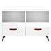 Mobile Porta Tv Bianco Lucido 80x36x50 Cm In Legno Multistrato - Foto miniatura 4