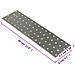 Piastre Forate 20 pz 2 mm 300x80 mm Acciaio Zincato - Foto miniatura 4