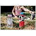 Disney Borraccia Rossa Per Bambini In Plastica Mickey Mouse Topolino Pippo Paperino 400 Ml Con Chiusura Antigoccia E Banda Antiscivolo - Foto miniatura 2