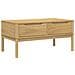 Tavolino Floro Marrone Cera 99x55,5x45 Cm In Legno Di Pino - Foto miniatura 2