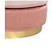 Pouf Louin Velluto Rosa - Foto miniatura 4