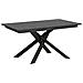 Tavolo allungabile 80x160/220cm Ganty tortora - bordo Antracite telaio antracite - Foto miniatura 1