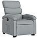 Poltrona Reclinante Alzapersona Elettrica Grigio Chiaro Tessuto - Foto miniatura 3